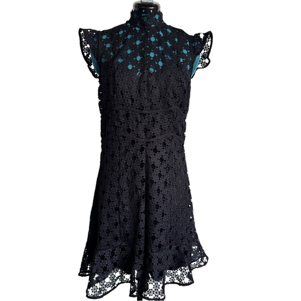 Bardot Black Fit and Flare Cocktail Dress